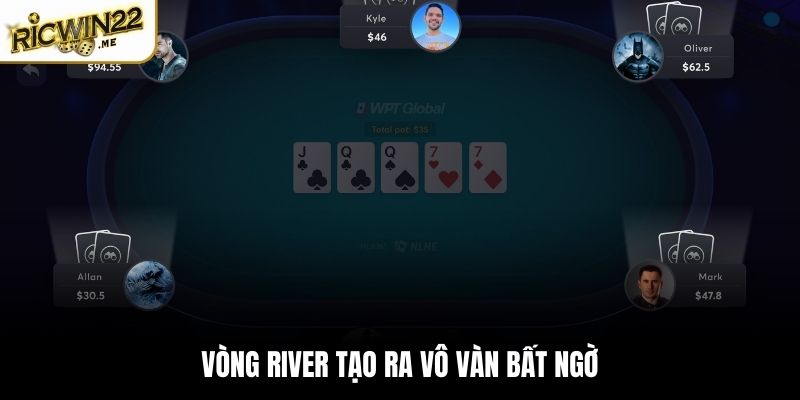 Vòng River tạo ra vô vàn bất ngờ