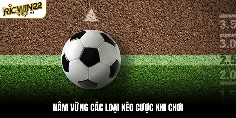 Nắm vững về các loại kèo chính khi chơi